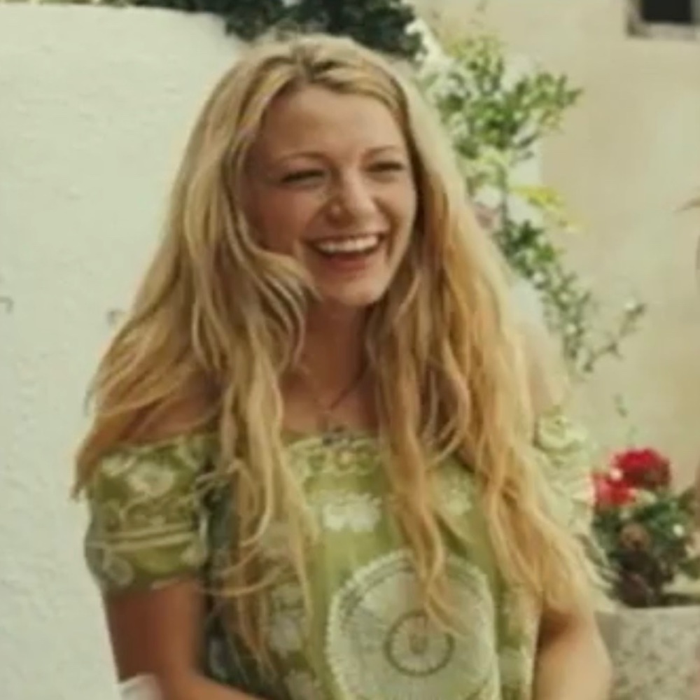 LUCKY BRAND Green Blouse (As Seen in Movie)